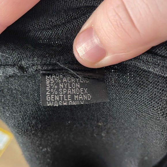 Drop Dead Gorgeous Marilyn Monroe Black Lightweight Turtleneck Vintage M/L - Picture 5 of 6